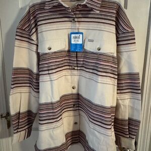 Woman’s Columbia Calico Basin Shirt Jacket Size Xl NWT